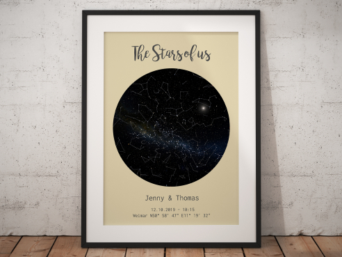 Star map - the Stars of us