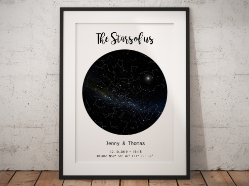 Star map - the Stars of us - Kopie