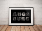 Preview: Augsburg - Map In Black - City Poster