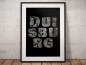 Preview: City Poster Duisburg