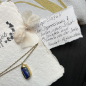 Preview: Necklace with lapis lazuli