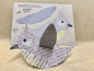 Preview: Bastel-Postkarte - Vogel