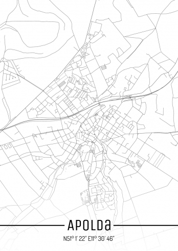 Apolda Citymap