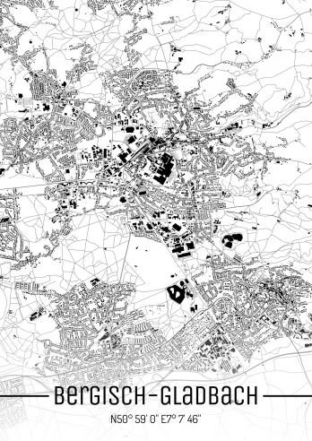 Bergisch-Gladbach Stadtplan