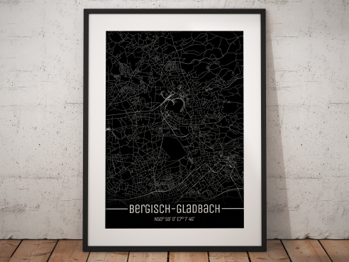 Bergisch-Gladbach City Map