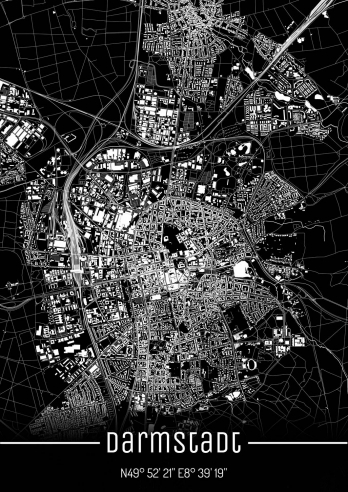 Darmstadt City Map