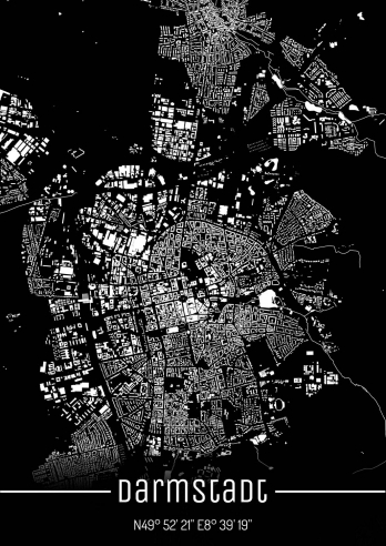 Darmstadt City Map