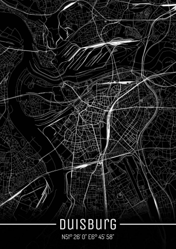 Duisburg City Map