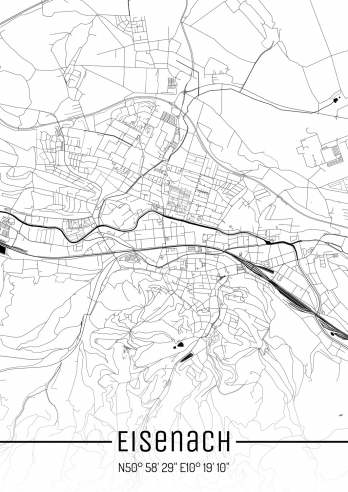Eisenach Stadtplan