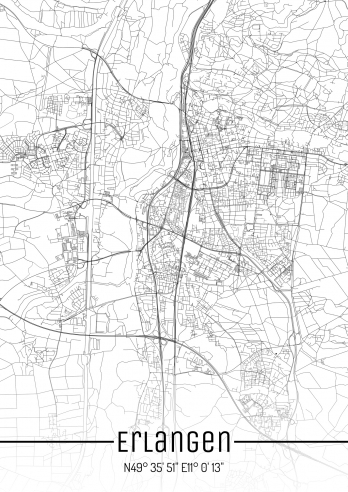 Erlangen Citymap