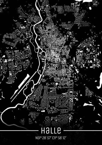 Halle City Map