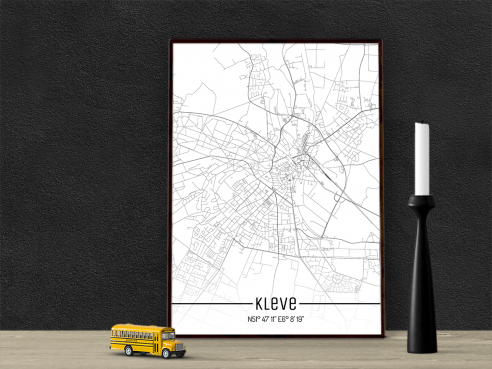 City Map of Kleve - Just a Map