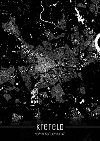 Stadtplan Krefeld