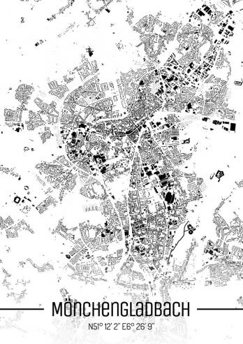 Mönchengladbach Stadtplan