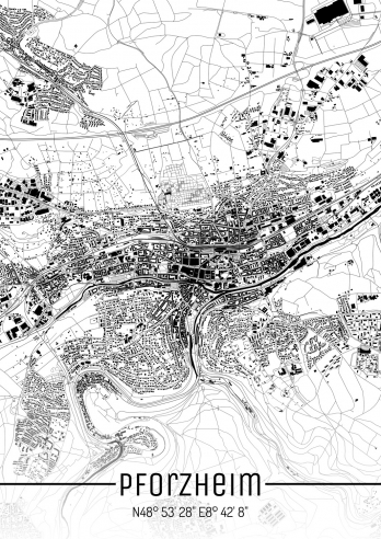 Pforzheim Stadtplan