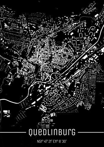 Quedlinburg City Map