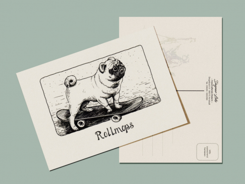 Postkarte - Rollmops