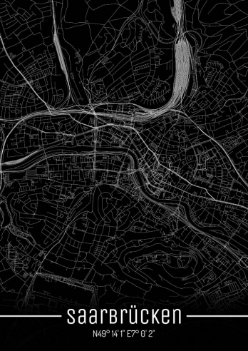 Saarbrücken City Map