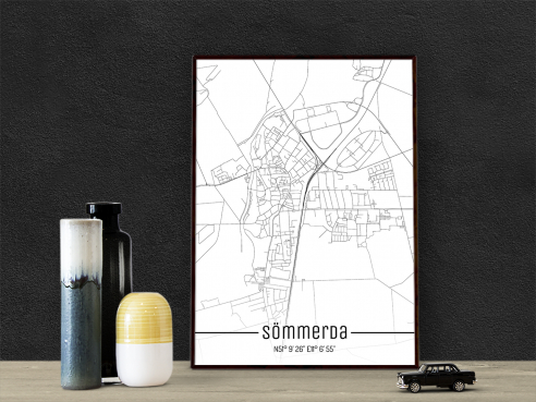 City Map of Sömmerda - Just a Map
