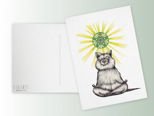 postcard Yogibear