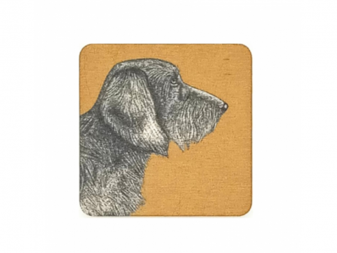 Wooden magnet - dachshund