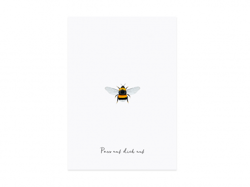 Postcard bumblebee