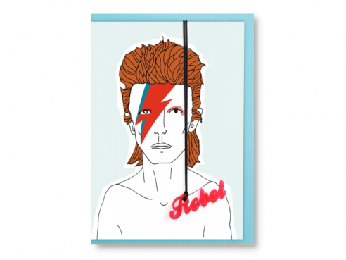 Klappkarte David Bowie
