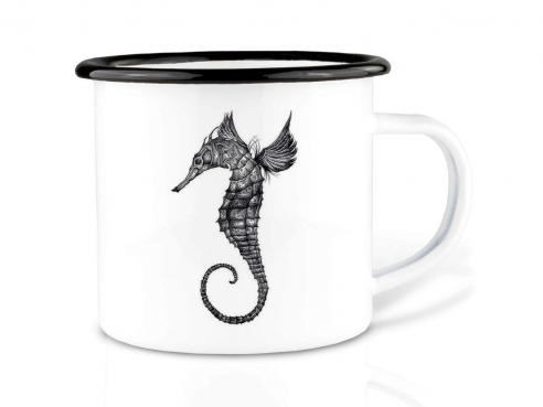 Enamel seahorse