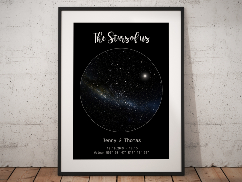 Star map - the Stars of us