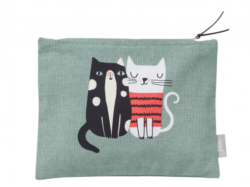 Toiletry bag cat love