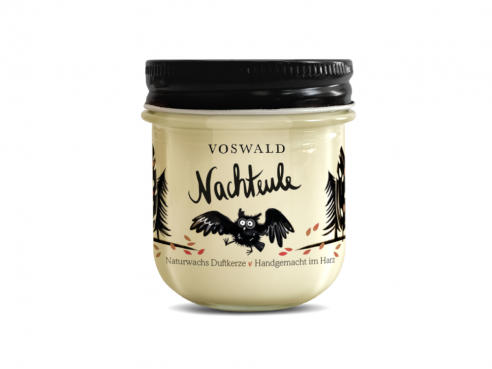 Scented candle Nachteule