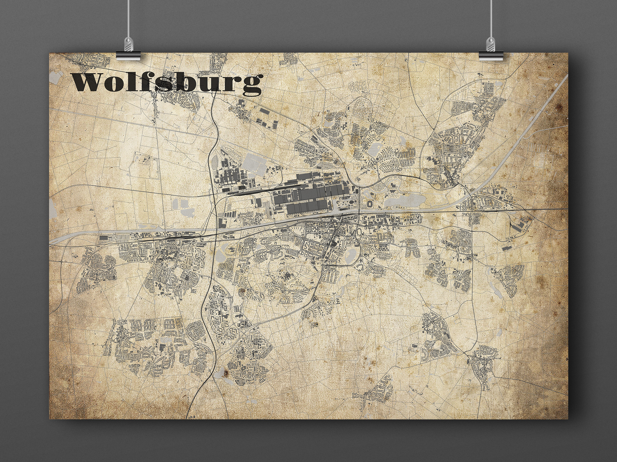 Stadtplan Wolfsburg Fallersleben NBROL