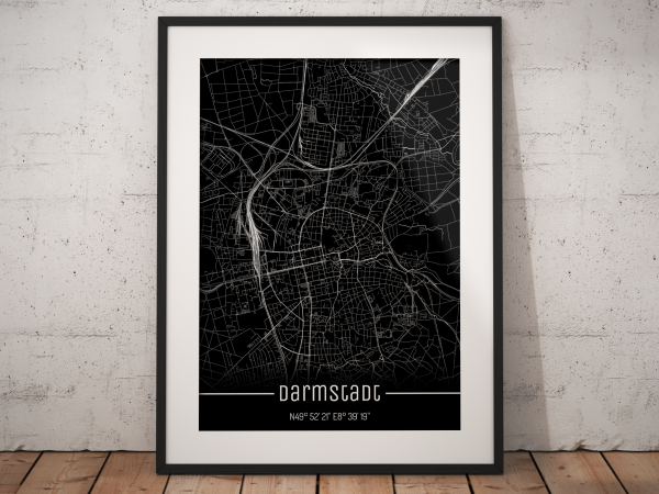 Darmstadt City Map