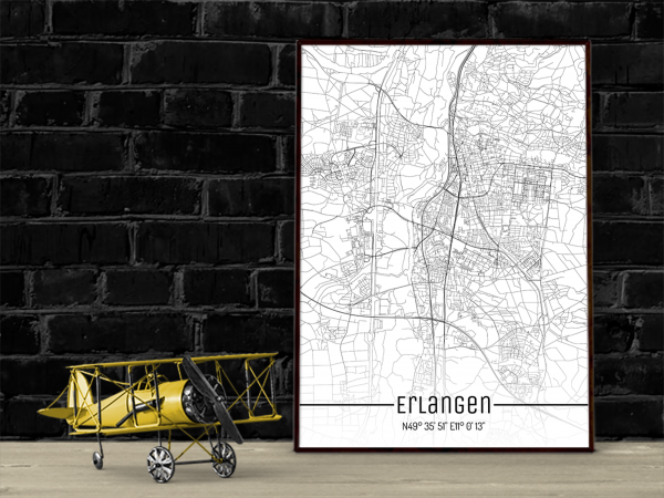Erlangen Citymap