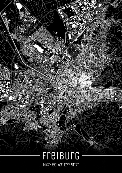 Freiburg City Map