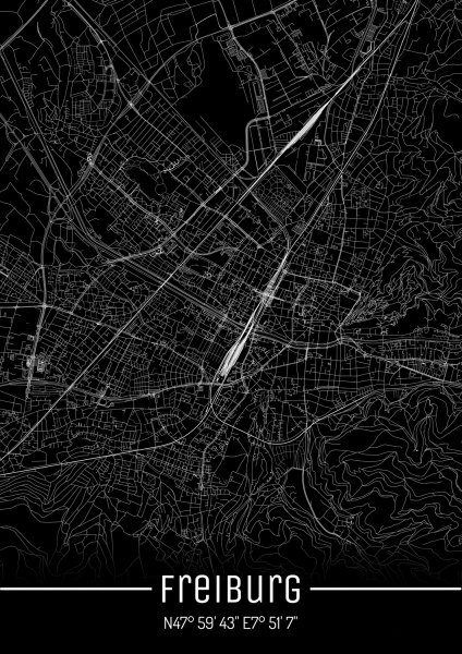 Freiburg City Map