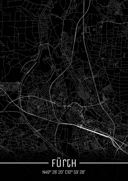 Fürth City Map