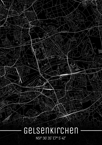 Gelsenkirchen City Map