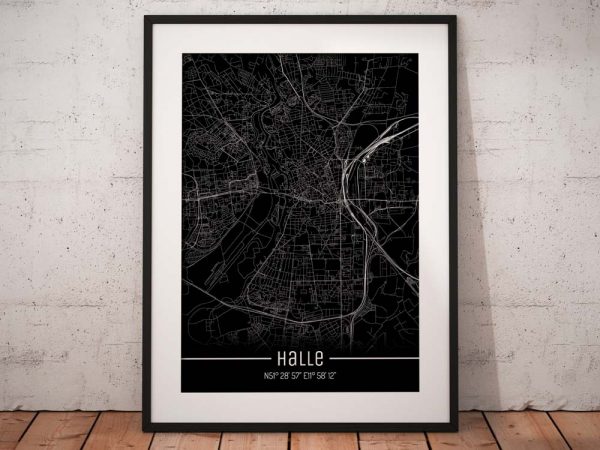 Halle City Map