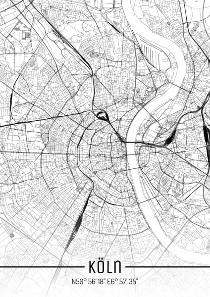 KlausUndSo - Stadtplan Köln - Just a Map