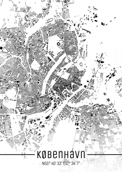 Kopenhagen Stadtplan