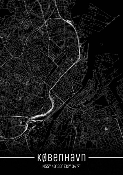 Stadtplan Kopenhagen