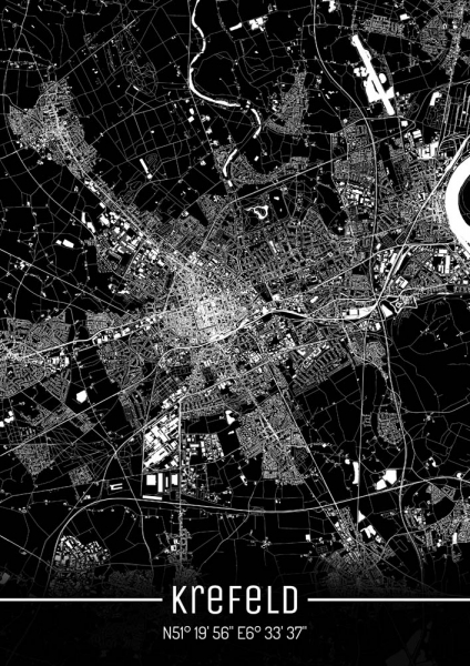 Stadtplan Krefeld