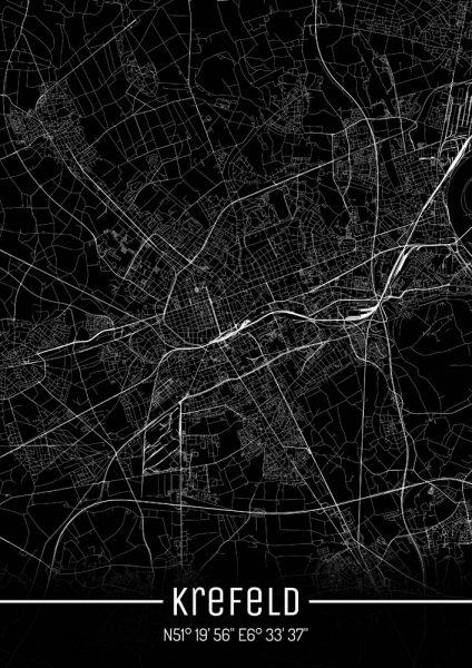 Stadtplan Krefeld