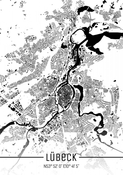 Lübeck Citymap