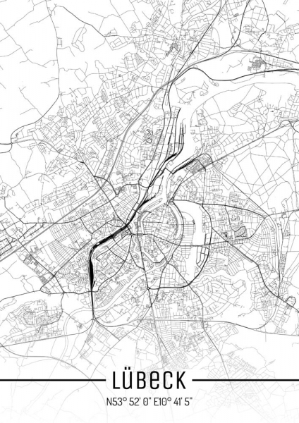 Lübeck Stadtplan