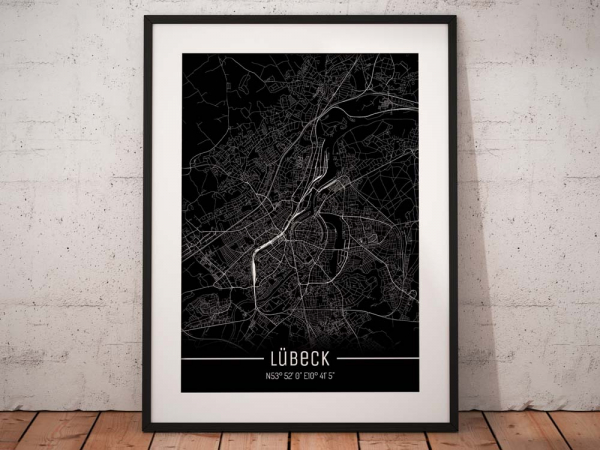 Lübeck City Map