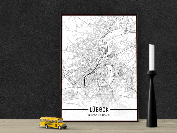 Lübeck Citymap
