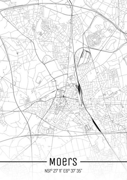 Moers Stadtplan