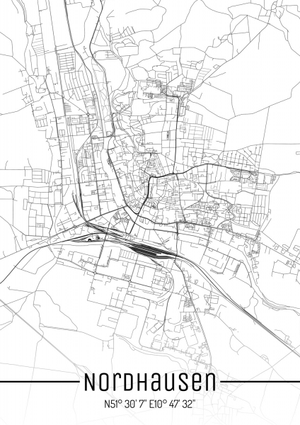 Nordhausen Stadtplan